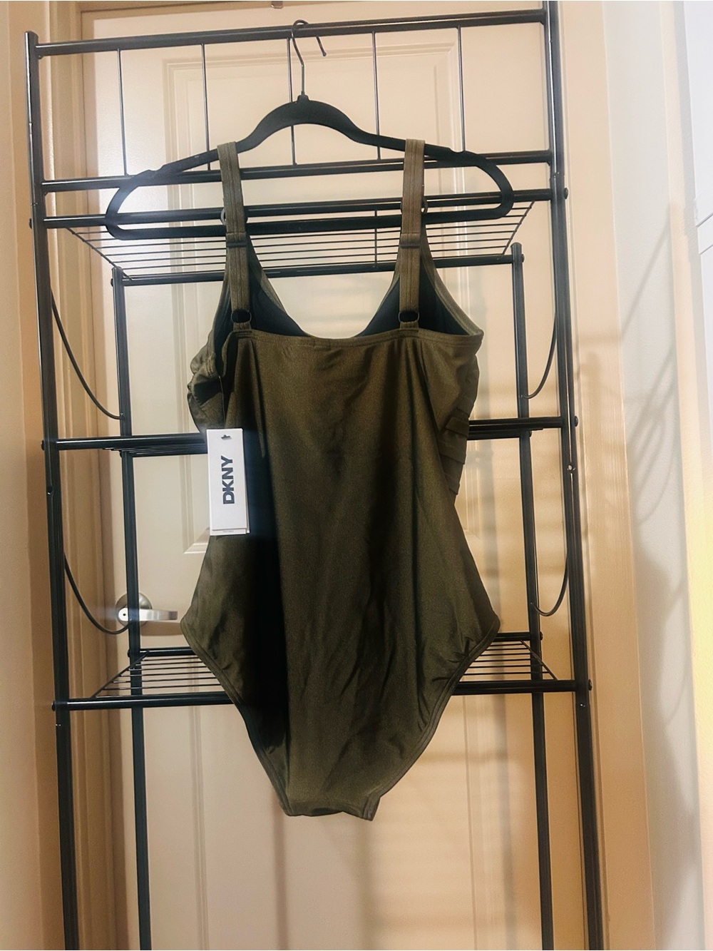 Nordstrom Olive Green One-Piece Swimsuit - Picture 4 of 5